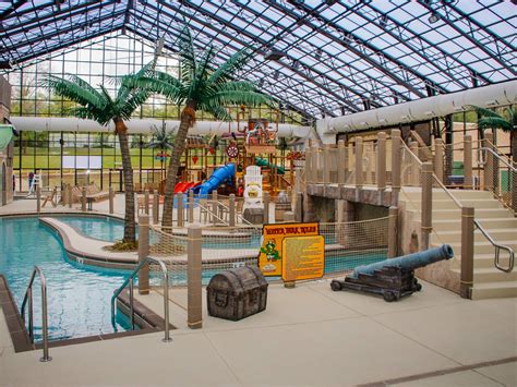 Pirate's cay indoor water park - Indoor Waterparks within 2-4 hours of Champaign-Urbana. Pirate’s Cay, Sheridan – 2 hours, 15 minutes. Features: 31,000 square-foot indoor waterpark with retractable roof including lazy river, four water slides, and children’s playscape. Day passes and overnight options available. Call (815) 496-3292 for reservations.